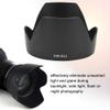 Len Hood,EW-83J ABS Mount Lens Hood Replacement for EFS 17-55mm F/2.8 is USM,Lens Hood Widely Used in Backlight Photography and Generally Used to Avoid view 3