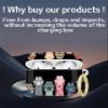 Compatible with AirPod Pro 2nd/1st Generation Case Cover with Key Chain,Full Protective Shockproof Wireless Headphone Case for Airpod Pro 2023/2022/2019(Cute Cat Paw) view 4