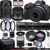 Canon EOS R100 4K Video Recording Mirrorless Camera with 18-45mm and Canon RF-S 55-210mm f/5-7.1 STM+420-800mm f/8.3 HD Telephoto Zoom Lenses+Accessory Bundle (Renewed) view 1