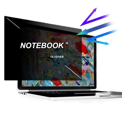 TYLGDSGS Laptop Privacy Screen Filter for Widescreen Laptop,Block Blue Light,Anti Glare Film Protector Film for Data Confidentiality Suit for Notebook Computer Screen Anti Fingerprint,Hd,14"W12.2*H6.8