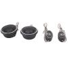 Zunate 2pcs Dome Tweeter, 150W 4 Ohm Built in Capacitors Car Loudspeaker with Base, Pair Tweeters for Car Audio Systems Black view 1