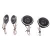 Zunate 2pcs Dome Tweeter, 150W 4 Ohm Built in Capacitors Car Loudspeaker with Base, Pair Tweeters for Car Audio Systems Black view 2