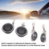 Zunate 2pcs Dome Tweeter, 150W 4 Ohm Built in Capacitors Car Loudspeaker with Base, Pair Tweeters for Car Audio Systems Black view 3