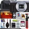 Canon PowerShot G7 X Mark III 4K Video Recording Digital Camera (Silver) + 64GB Memory Card + Shoulder Bag + Flex Tripod + Software Kit + Deluxe Cleaning Kit (Renewed) view 1