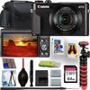 Canon PowerShot G7 X Mark II FHD Video Recording Digital Camera + 64GB Memory Card + Shoulder Bag + Flex Tripod + Software Kit + Deluxe Cleaning Kit, Black (Renewed) view 1
