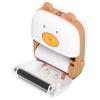 Mini Portable Photo Printer in Cute Bear Shape with Data Cable and Print Paper for Kids Students Children view 1