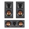 Klipsch R-41M Bookshelf Speakers (Pair) and R-52C Center Channel Home Theater Bundle view 1