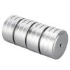 Zunate 4Pcs SP4010 Aluminum Speaker Isolation Stand, 40x20mm Speaker Isolation Mat for Speaker, Speaker Spikes Base Pad Shockproof Feet Mat for DAC Amplifier Recorder Meter (Silver) view 3
