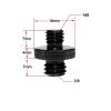 BMFJJWY Camera Conversion Screw 1/4 to 1/4 3/8 M5 M6 M8 M10 M12 Male Screw monopod Tripod Ball Head Adapter Photography(A53 1PC) view 2