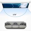 ZYXQQJ Manual Projector Screen 60/72 Inch Auto-Locking Movie Screen HD Pull Down Projection Screen 2.5 Gain Wrinkle-Free Screen(72inch,16:9) view 3