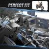 NICECNC Aluminum Motorcycle GPS Mount Bracket Compatible with 390 Adventure 2020-2024, 790/890 Adventure R/S/Rally 2019-2022, Compatible with Husqvarna Norden 901 2022-2023, Black view 2