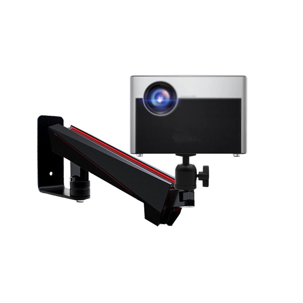 Extendable Projector Projector Shelf Micro Universal Projector Wall Mount Rack Living Room Bedroom Conference Room Rotating Heavy-Duty Projector Shelf Adjustable Projector Wall Mount