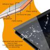 LGEOELIAS Removable Computer Anti-Spy Protection Cover, Widescreen Desktop Anti-Spy Display Film, Anti-Glare and Blue Light Acrylic Filter, Hanging Design, Easy to Open and Close view 4