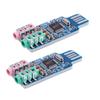 Beuiouer 2Pcs Free Driver USB Sound Card CM108 USB Sound Card Chip Blue, 500203734 view 1