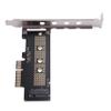 Beuiouer M.2 NVME SSD NGFF to PCIE 3.0 X4 Adapter PCIE M2 Riser Card Adapter Support 2230 2242 2260 2280 Size NVMe M.2 SSD, black, 500098320 view 1