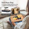 ERGONOV Tablet Pillow Stand for Lap Use,Adjustable iPad Holder with Snack Bowl,360 Rotating Clip for 4.7-13" Kindle,Phone,Tablet.Ideal for Hands-Free Reading and Relaxation on Bed,Couch,Recliner,Gray view 2
