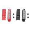 Bus Bar Power Distribution Block 2Pcs M8 Terminal Studs Power Block, 4 Terminal Bus Bar DC 48V 250A for RV Automobile Boat, Terminal Block 4 Studs Junction Block with Cover view 2