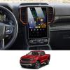 Abodvu Compatible with Ford Ranger Screen Protector 2024,Ranger LARIAT/XLT/XL/Raptor Tempered Glass Touchscreen Protector 12 Inches,High Definition 9H Hardness Anti-Fingerprint,1 PC view 1