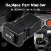 EVRBUL Aux Port Input Auxiliary Jack Adapter Compatible with Toyota 4Runner RAV4 FJ Cruiser 2007-2011 Camry 2007-2008 Prius 2005-2009 Yaris Lexus ES350 LS460 2007-2010 Replace# 86190-06010 86190-53010 view 4