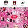10 x 6.5 ft Girls Night Backdrop Photography Diamond Red Lipstick Cheek Color Perfume Sleepover Photography Background Lady Theme Party Woman Birthday Bridal Shower for Girl Women Banner Props view 4