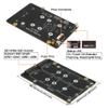 Geekworm X1005 PCIe to Bottom Dual M.2 HAT NVMe SSD PCIe Peripheral Board for Raspberry Pi 5 Support M.2 2230/2242/2260/2280 SSD view 2