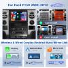 [8-Core 4+64G] for Ford F150 2009-2012 Android 15 Car Stereo, 9'' IPS Touchscreen Car Radio for F150 Wireless CarPlay Radio Android Auto GPS 5G WiFi Bluetooth 36EQ/FM/RDS Mirror Link Backup Cam+59UI view 2