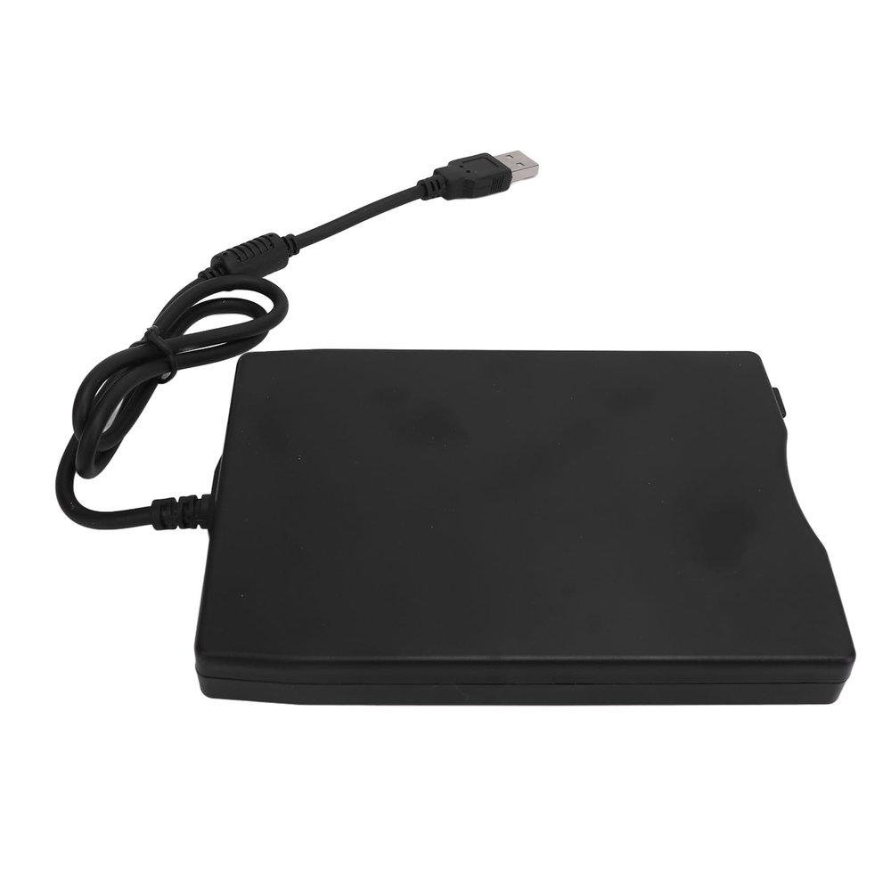 USB Floppy Disk Reader, 3.5 Inch Portable External Floppy Drive, Plug and Play External Floppy Drive for PC and Laptop
