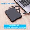 USB Floppy Disk Reader, 3.5 Inch Portable External Floppy Drive, Plug and Play External Floppy Drive for PC and Laptop view 2