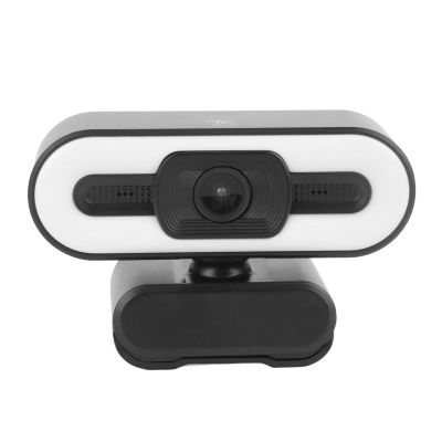 USB Computer Camera, Night Light Filling, Wide Application, 3 Colors, Adjustable USB Webcam with Microphone for Live Teaching for Video Chat