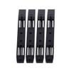 Beuiouer 2 Pair Hard Drive Rails Chassis Cage Accessories Drive Bay Slider Plastic Rails for 3.5 to 5.25 Hard Drive Tray, Black, 500222113A1 view 1