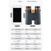Binoculars Handheld HD High Magnification Night Vision Waterproof Mobile Telescope Portable (Color : A) view 2