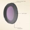 3 Pack Lens Filters Set, ND8 ND16 CPL Filter Kit, for 3S Action Camera, with Storage Case view 3