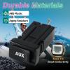 EVRBUL Aux Port Input Auxiliary Jack Adapter Compatible with Toyota Camry 2008-2012 Highlander 2010-2012 Matrix 2009-2013 Venza 2009-2012 Replace# 86190-02020 view 2