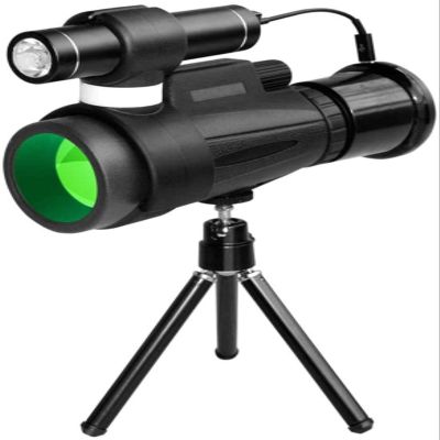 High Power Binoculars, 12x50 Monocular Telescope, High Life Waterproof Monocular Compact with Portable BAK4 Prism Lens Monocular with Smartphone Adapter and Tripod for Bird Watching for