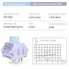 KAILH Box Aurora ICE Cream Pro DIY Custom Mechanical Keyboard Gaming Switches 5Pins Linear Full POM Keyboard Switch (90) view 2