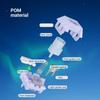 KAILH Box Aurora ICE Cream Pro DIY Custom Mechanical Keyboard Gaming Switches 5Pins Linear Full POM Keyboard Switch (90) view 3