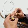 Geuxe 8Pcs Cord Holders, Magnifier Loupe Holder Watchmakers, Loupe Lens Headband, Jewellers Eyeglass Holder Heads Band view 3