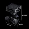 HEQUAV G-Port FPV Gimbal for Caddx Cameras,67g Lightweight Drone Payload,Stable 3-Axis Gimbal Stabilizer for Drone Players view 2
