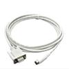 PLC Programming Cable Programming Cable SC-11 Suitable for FX/1N/2N/1S/0N/FX3U Series PLC 9 pin Male to Female RS232 Communication Download(SC-11(White),300mm) view 1