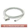 PLC Programming Cable Programming Cable SC-11 Suitable for FX/1N/2N/1S/0N/FX3U Series PLC 9 pin Male to Female RS232 Communication Download(SC-11(White),300mm) view 2