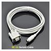 PLC Programming Cable Programming Cable SC-11 Suitable for FX/1N/2N/1S/0N/FX3U Series PLC 9 pin Male to Female RS232 Communication Download(SC-11(White),300mm) view 4