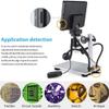 LVFXQRXO Digital Microscope 1200X Magnification, 1080P Video Microscope with Wired Remote, 7 Inch Adjustable Screen, PC View Windows & Mac OS Compatible view 3