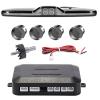 Car Parking Sensors Car Parking Assist System Vehicle Reverse Backup Monitor Detector with LED Distance Display Sound Warning 4 Parking Sensors Detection Radar view 1
