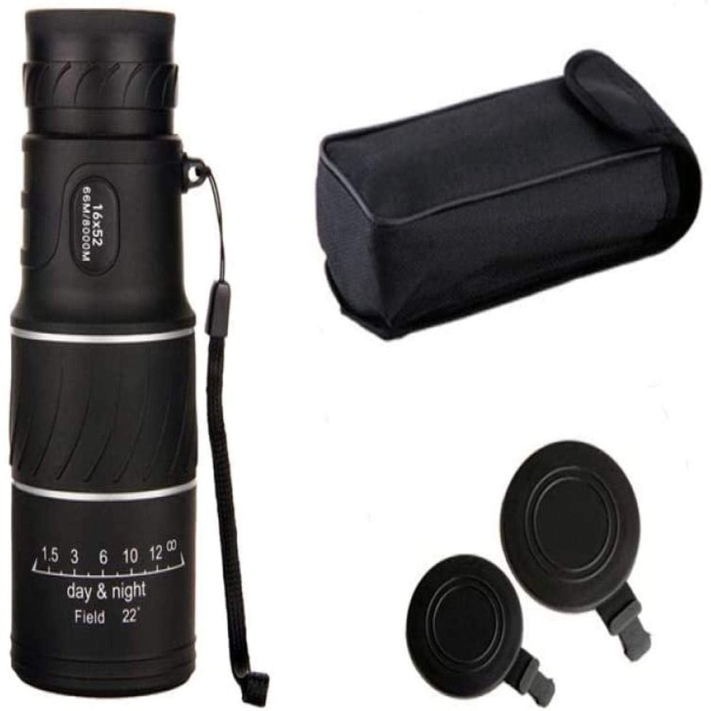 DirectNine Basics High Power Binoculars, Telescope Monocular Portable 16X52 High 8000M Plastic Monoculars Outdoor Sports Telescope Mirror for indoor/outdoor