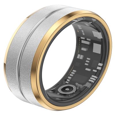 Smart Ring for Men Smart Ring for Women Ladies Smart Ring Fitness Ring Fitness Tracker for Men Waterproof Sleep Heart Rate Monitor Health Ring Pedometer Step Counter Compatible with ios Android Phones