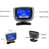 Car Parking Sensors Car Parking Sensor Dual CPU LCD Display with Switch 12V Auto Reverse Backup Sensor Parking Radar Monitor Detector System Detection Radar view 3