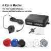 Car Parking Sensors Parking Sensor Car Parking Kit Buzzer 22 Mm 4 Sensors Reverse Backup Radar Sound Alert Indicator Reversing Assist System Detection Radar view 3