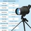 High Power Binoculars, 75x70 Spotting Scope, Monocular Telescope, Refraction Zoom Hunting Optics BAK4 Prism Long Range Waterproof with Tripod for indoor/outdoor view 3