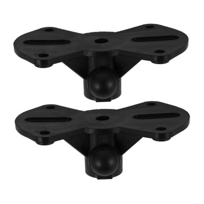 Abaodam Speaker Stands Pair Stable Speaker Bases Plastic Speaker Bracket for Desktop