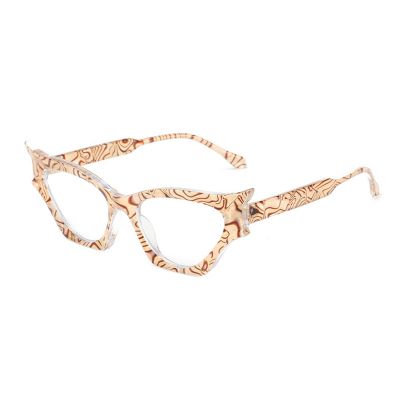 laureles Fashion Blue Light Blocking Cat Eye Reading Glasses Women Computer Readers Magnifying Travel L17 (C1, 2.5, x)